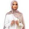 KHELANI Set HIjab Modal Premium - Leggero e morbido | Avvolgente Hijab di lusso con cappuccio abbinato | Sciarpa dal design antiscivolo, Hijab Foulard da donna con cappuccio inferiore (170 x 80 cm