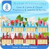 Scent-Hi Profumatore per Ambienti, 8 Diffusore Elettrico per Ambienti Kompatibel mit Ambi Pur 3Volution - Lino, Cotone, Oceano, Lampone, Gelsomino, Bacche