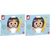 Janod - 12 gessetti Colorati Jumbo per Bambini, dai 12 Mesi - Matite Grandi e di Forma Triangolare per Una Facile Presa - Ideali per i Primi Disegni - J07401 (Confezione da 2)