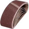 QUARKZMAN 76mm x 457mm Nastri Abrasivi, 5Pz 36 Grana Carta Vetrata per Levigatrice Ossido di Allumina Per Lavorazione Legno, Lucidatura Metalli, Affilatura Coltelli