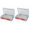 Rapala - Attrezzatura da Pesca - Tackle Tray 276 Open - Scatola per Attrezzatura Pesante - Dimensioni 27,6 x 18 x 4,3 cm - Made in Finland (Confezione da 2)