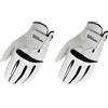 Wilson Feel Plus Guanto Da Golf Da Uomo, Realizzato In Pelle Di Prima Qualità, Offre Una Presa Migliore E Controllo Del Sudore, Colore: Bianco, Taglia: S (Mano Sinistra)