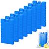 Homewit Set di 8 mattonelle refrigeranti da 210 ml x 8 pezzi, design sottile e leggero, riutilizzabili e durevoli, colore blu