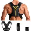 Relassy Elettrostimolatore Muscolare per Collo e Schiena, EMS Massaggiatore Schiena e Collo, Elettrostimolatore 30 Livelli 10 Programmi con Telecomando, Allenatore per Collo EMS, Stimolatore Muscolare Collo