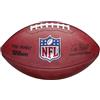 Wilson Pallone da Football Americano NFL The Duke, Dimensioni Ufficiali NFL, Pelle Horween, Marrone, Official