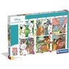 Clementoni - Puzzle per Bambini 104 Pezzi Supercolor Maxi, per Bambini 4+ Anni, Illustrazione con Personaggi dei Grandi Classici Disney, Idea Regalo, Made in Italy, 62x42 cm, 25016