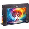 Ulmer Puzzleschmiede - Puzzle da 2000 pezzi Universal Tree - motivo albero della vita dal design moderno