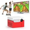 Kinhank MotionX Console di Gioco per Bambini e Famiglie, Console Videogiochi TV con Rilevamento del Movimento AI con 40+ Giochi Interattivi, Aggiornamenti Mensili, Plug & Play Game Console, Regalo