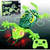Charmofun Geco Telecomandato, Lucertola Telecomandata con Occhi a Led Luminosi, Movimenti Realistici, Direzione Regolabile, Regali Giocattoli interattiviper para Bambini 4 5 6 7 8+ Anni (Verde)
