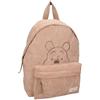 Vadobag Zaino WINNIE THE POOH Kind Gestures Disney - Zainetto per bambini | Scuola | Asilo - Colore Marrone - Tessuto Velluto a coste - dimensioni 31x22x9cm