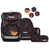 ergobag cubo light set zaino scolastico ergonomico, extra leggero, set da 5 pezzi, 860 g