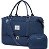 LOVEVOOK Borsone da Viaggio Donna Borsa Palestra Donna Bagaglio a Mano Easyjet Cabin Bag Weekend Travel Duffel Gym Bag con Organizer Valigia Grande Borsa Parto Ospedale Mamma Nascita per Aereo Fitness