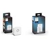 PHILIPS Hue Sensore di Movimento, Accensione e Spegnimento Automatico delle Luc Smart, Bianco + Telecomando Dimmer Switch per Controllo Illuminazione Intelligente, Bianco, Versione 2021