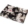 Betsey Johnson - Coperta per letto king size, leggera e calda, decorazione per la casa per tutte le stagioni (vintage floreale nero, king size)