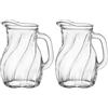 Bormioli Rocco Carafﬁa Bistrot 1 litro Transparente Moderno Pitcher (Confezione da 2)