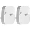 OSRAM LUNETTA Wave Luce notturna bianca in plastica, luce bianco caldo, protezione IP20, per camerette e interni (Confezione da 2)