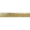 INNSPIRO Nastro decorativo quadri dorati 3,5 cm x 10 m.