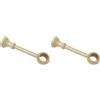 Gardinia Supporto Chiuso per Ø 28 mm Naturale 17 cm (Confezione da 2)
