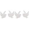 Rayher Motivo Di Cera: Colomba, Madreperla, 2,2X2,7Cm, Busta 2Pz, 31555680 (Confezione da 2)