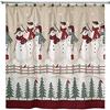 Avanti Linens Avanti Tenda da doccia con pupazzi di neve