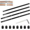 RFYTDCF Kit di 2 connettori per binari di guida, compatibili con Festool Makita P-45777 Seghe per binari lunghi DeWALT Seghe SP6000 198885-7 Accessori per binari per tende