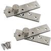 Zerniple Cerniera a perno per porta, in acciaio inox, 100 mm, 2 pezzi