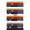 4 TONER W1420A COMPATIBILE HP 142A W1420A 142X W1420X Cartucce di Toner per Laserjet Pro M110w M110 MFP M140w M140 M139w M139 (1 Nero)