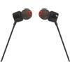 JBL T110BLK AURICOLARE IN-EAR MICROFONO FLAT NERO