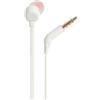 JBL T110WHT AURICOLARE IN-EAR MICROFONO FLAT BIANCO