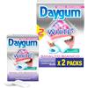 Daygum White, Chewing Gum Ripieno, Gusto Menta, Senza Zucchero, Con Xilitolo, Confenzione da 2 Astucci da 24 Gomme da Masticare, Aiuta a mantenere i tuoi Denti Bianchi e Protetti (Confezione da 6)