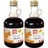 Baule volante Sciroppo d'acero canadese biologico - Dolcificante naturale ricco di sapore - Ideale per pancake, waffle, yogurt, dessert e bevande - Senza additivi (Confezione da 2)