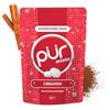 PUR Gum PUR Mints | Caramelle alla menta Senza Aspartame | Dolcificate con Xilitolo | Senza Zucchero, Vegane, Senza Glutine | Gusto Naturale Cannella | 65 Pezzi in Bustina Richiudibile (1 Confezione)