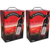 El Emperador - Vino rosso, Cabernet Carmenere, Valle Central Cile, Bag in Box 3L BIB (1 x 3L) (Confezione da 2)