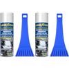Goodyear Pack Inverno: Sbrinatore per Parabrezza 400 ml e Raschietto Piccolo Eco, Soluzione Completa per Rimuovere Ghiaccio e Brina dal Parabrezza (Confezione da 2)