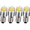 Lampadina di ricambio a LED E10 0,5W chiara 23-55VAC/DC 3xSet