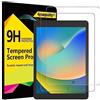 4youquality Pellicola salvaschermo per iPad 9 (modello 2021)/ iPad 8 (modello 2020)/ iPad 7 (modello 2019) da 10,2 pollici, pellicola in vetro temperato di 9a/8a/7a generazione, antigraffio, resisten