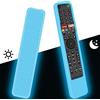 Hydream Custodia in Silicone Compatibile con Sony RMF-TX600E RMF-TX611E RMF-TX500E RMF-TX500U Telecomando Guscio per Sony Vocale Remote Protettiva Cover Anti-Scivolo Cassa Copertura (Blu Fluorescente)