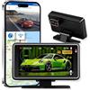 Rimoody WIFI Dashcam & Head Up Display per Auto, Head Up HUD Multifunzione Tachimetro Digitale Auto, 5 Pollici IPS Monitor Dash Cam con 1080P Fotocamera Frontale, Controllo APP/DVR/Loop Video