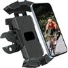 URAQT Porta Cellulare Moto, Ultra Stabile Impermeabile Universale Supporto Telefono Bicicletta Antivibrazione Supporto Cellulare Scooter con Rotazione a 360°con iPhone/Galaxy 4.7-6.8 Smartphone,#B