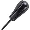 Kacepar Pomello del cambio automatico per auto, compatibile con BMW Serie 1 E81 E82 E87 Serie 3 E90 E92 E93 2007-2011, effetto fibra di carbonio, nero