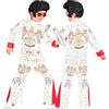 W WIDMANN MILANO Party Fashion - Costume da bambino King of Rock'N'Roll, top e pantaloni, outfit da musicista per carnevale e feste