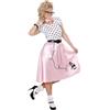 W WIDMANN MILANO Party Fashion - Costume ragazza anni '50, vestito, rock'n'roll, twist, barboncina, costumi in maschera