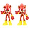 Sonic The Hedgehog DC X Sonic Sonic nei panni di The Flash 6,35 cm Action Figure, Licenziata Ufficialmente da Jakks Pacific, Altamente Articolata e dal Design Dettagliato, Confezione da Collezione (Confezione da 2)