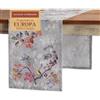 Maison d' Hermine Maison d'Hermine Equinoxe - Runner da tavola in 100% cotone, per feste, cene, vacanze, cucina, Ringraziamento, Natale (colore grigio, 50 cm x 150 cm)