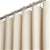 BTTN Tenda Doccia di Lusso Beige 180x200 cm, Tessuto in Lino Pregiato Antimuffa e Lavabile con 12 Ganci, Impermeabile e Ultra Resistente in Poliestere Decorativo per Bagno - Colore Crema