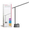 Honeywell LED Desk Lamp - H01 Pro Sunturalux™ Luce da scrivania pieghevole con porta di ricarica USB A+C, 3 modalità di colore lampada da tavolo dimmerabile per la lettura in ufficio (grigio)