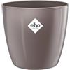 Elho Brussels Diamond Round 30 - Vaso per Interno - 100% Plastica Riciclata - Ø 29.4 x H 27.0 cm - Oyster Pearl