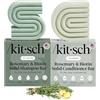 Kitsch Set di shampoo e balsamo con rosmarino e biotina per la crescita dei capelli, rinforzante, addensante e volumizzante, senza parabeni, solfati e siliconi, 2 pz