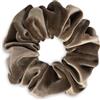 SXQLYH Elastico per capelli Scrunchie in velluto elasticizzato, grande fascia per capelli spessa, morbido e confortevole, in velluto, per coda di cavallo, per capelli lunghi e spessi (kaki)