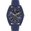 GUESS Orologio analogico da uomo al quarzo con cinturino in silicone W1256G3, blu, W1256G3